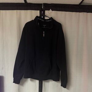 Kenneth Cole Black Half-Zip Sweatshirt